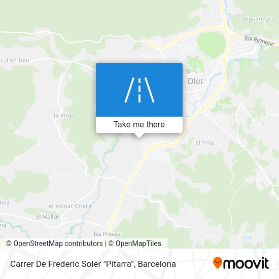 Carrer De Frederic Soler "Pitarra" map