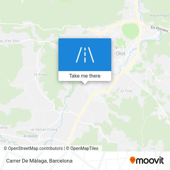 Carrer De Màlaga map