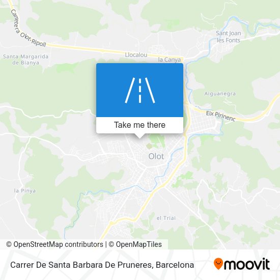 Carrer De Santa Barbara De Pruneres map