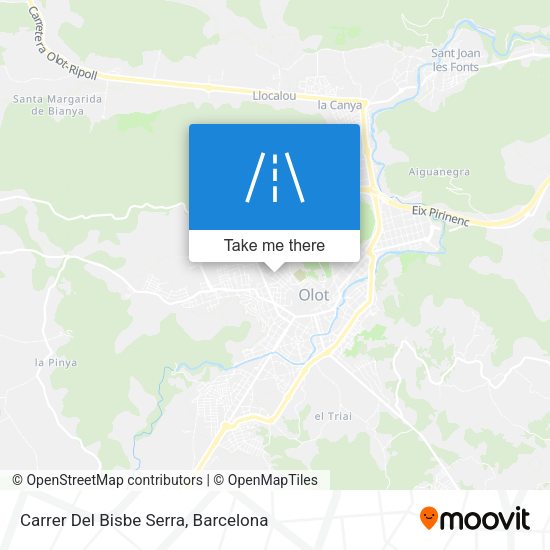 Carrer Del Bisbe Serra map