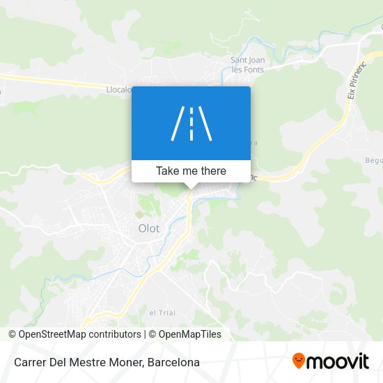 Carrer Del Mestre Moner map