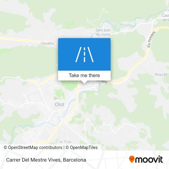 Carrer Del Mestre Vives map