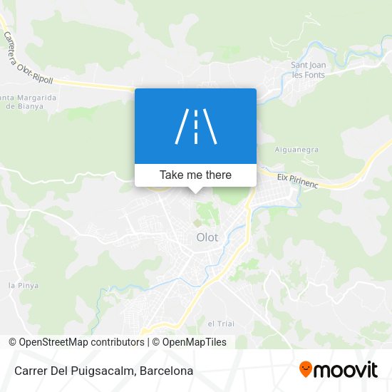 Carrer Del Puigsacalm map