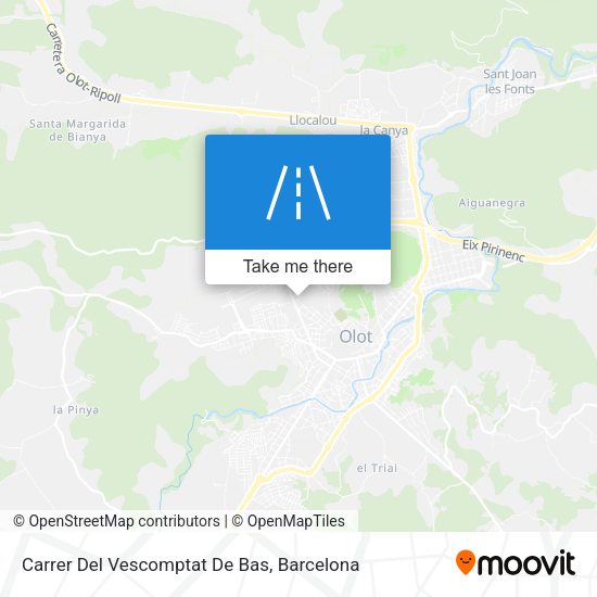 Carrer Del Vescomptat De Bas map