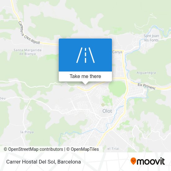 Carrer Hostal Del Sol map