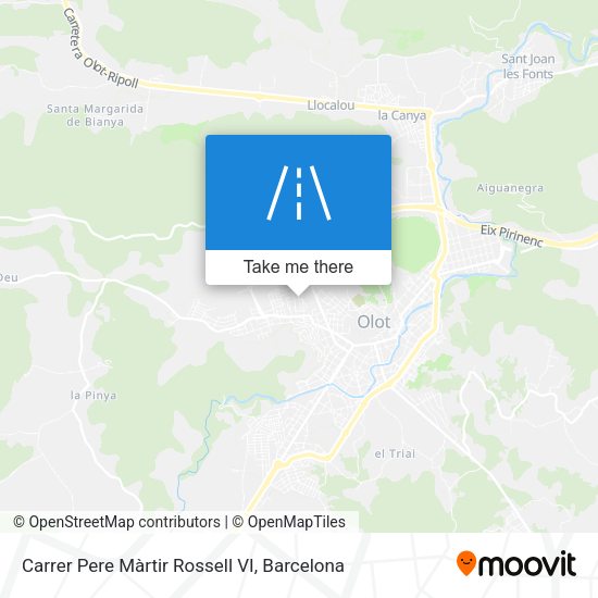 Carrer Pere Màrtir Rossell VI map