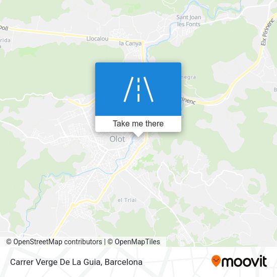 Carrer Verge De La Guia map