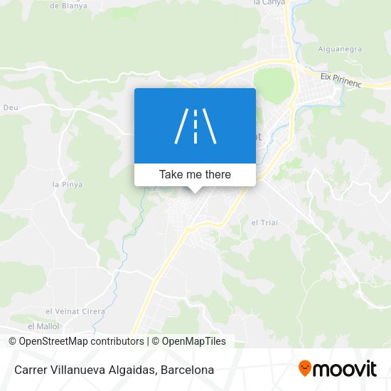 Carrer Villanueva Algaidas map