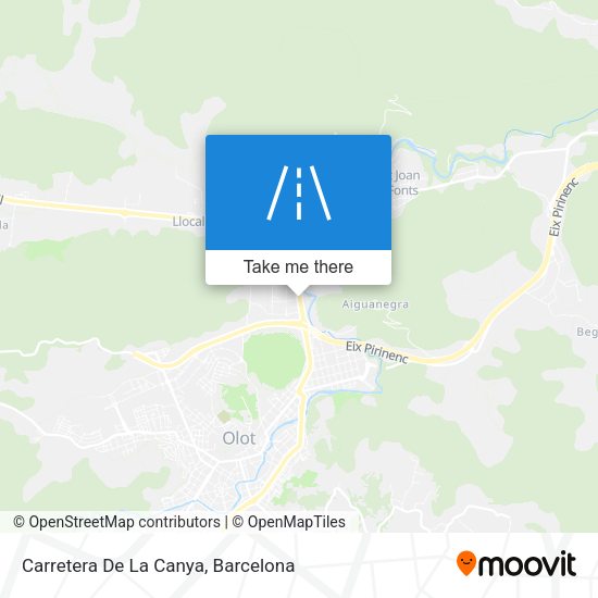 Carretera De La Canya map