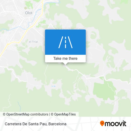 Carretera De Santa Pau map