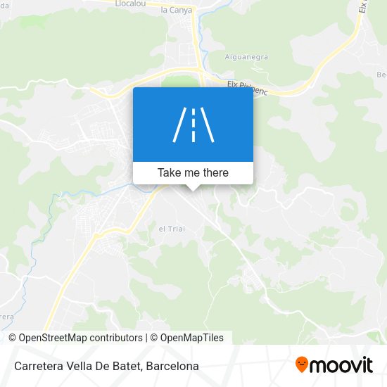 Carretera Vella De Batet map