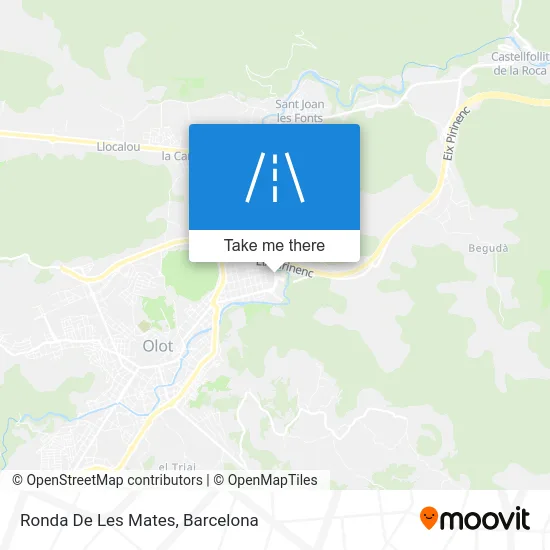 Ronda De Les Mates map