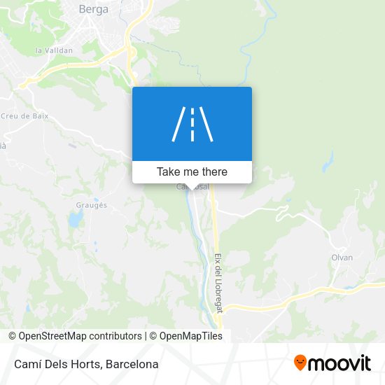Camí Dels Horts map