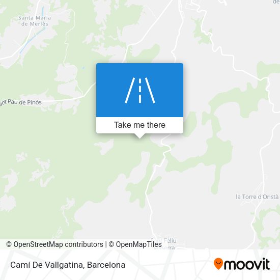 Camí De Vallgatina map