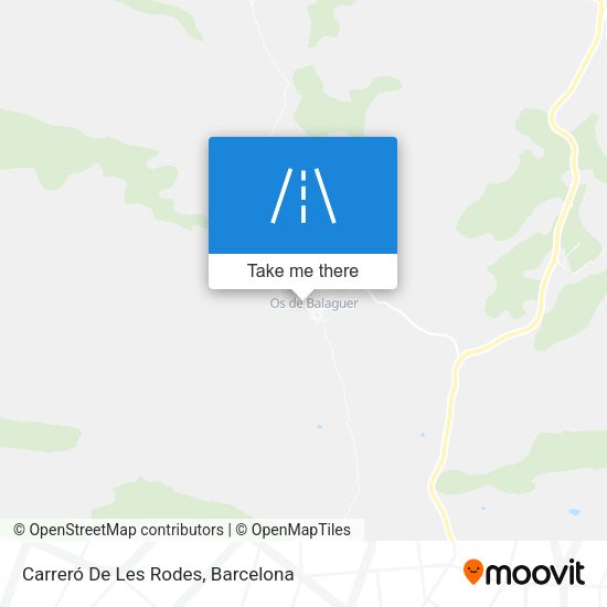 Carreró De Les Rodes map