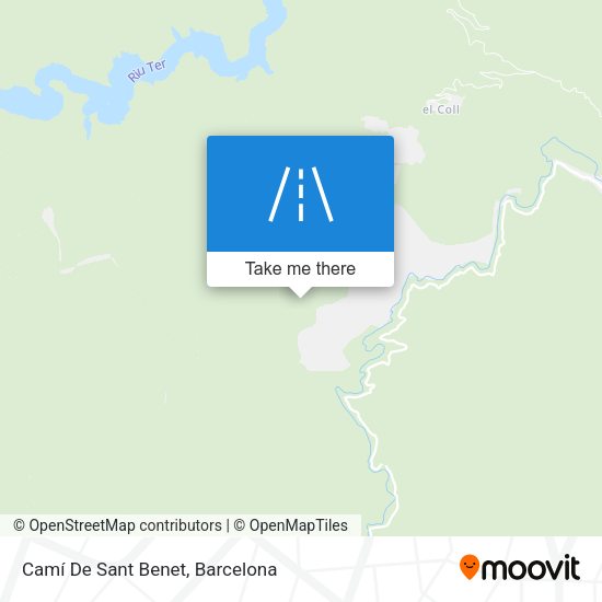 Camí De Sant Benet map