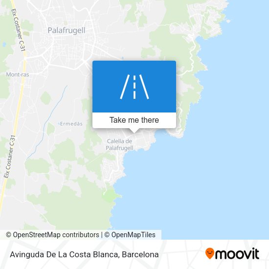 Avinguda De La Costa Blanca map