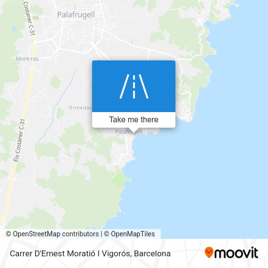 Carrer D'Ernest Moratió I Vigorós map