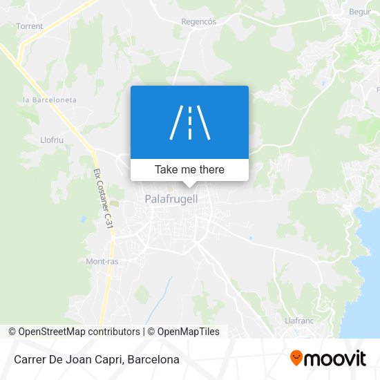 Carrer De Joan Capri map