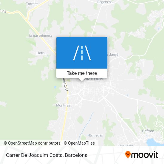 Carrer De Joaquim Costa map