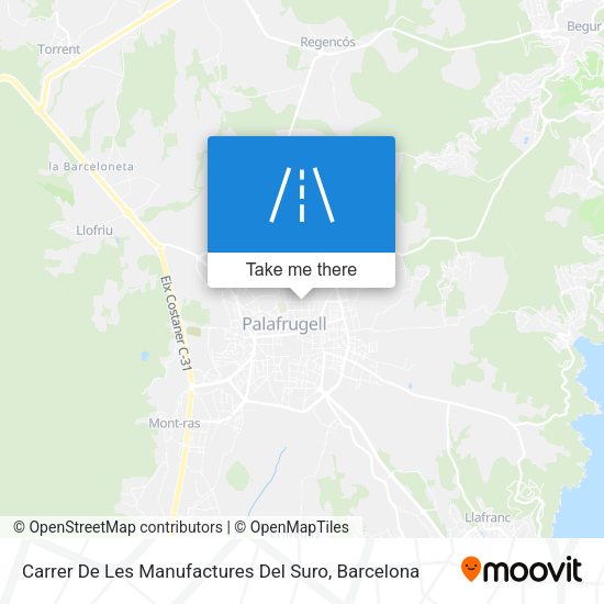 Carrer De Les Manufactures Del Suro map