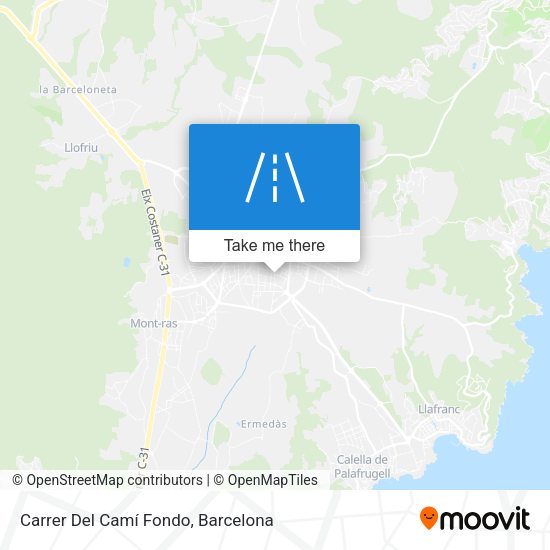 Carrer Del Camí Fondo map