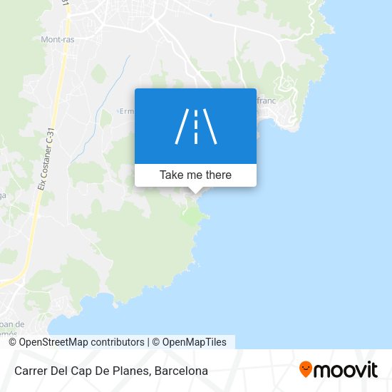 Carrer Del Cap De Planes map