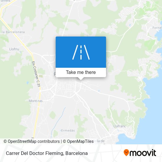 Carrer Del Doctor Fleming map