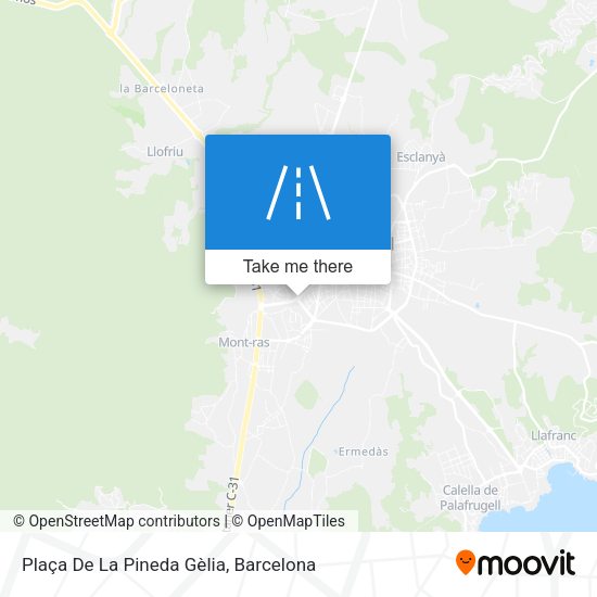 Plaça De La Pineda Gèlia map