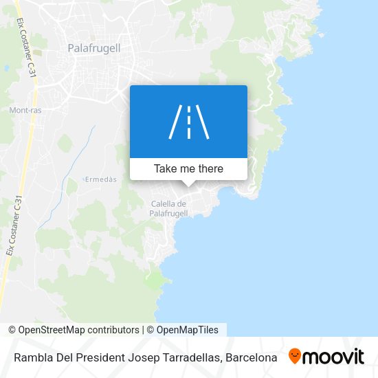 Rambla Del President Josep Tarradellas map