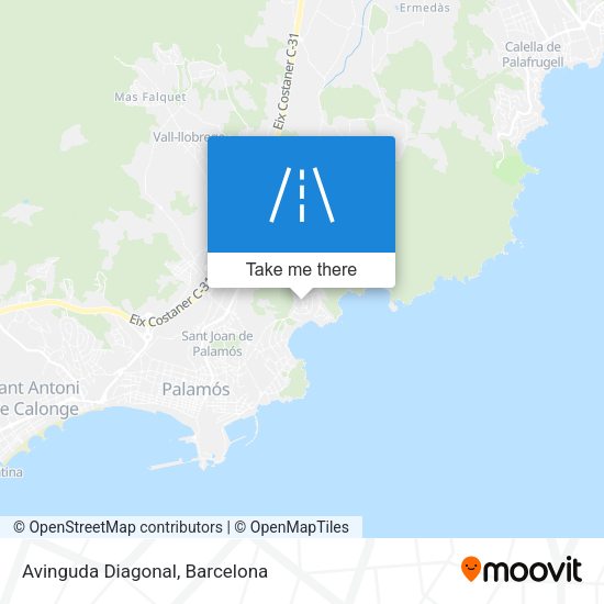 Avinguda Diagonal map