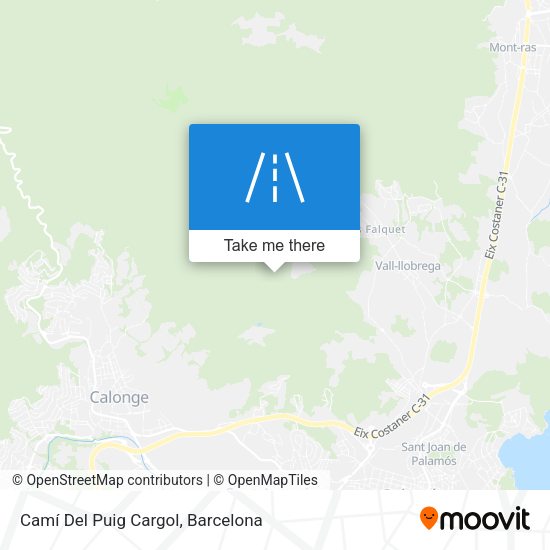 Camí Del Puig Cargol map