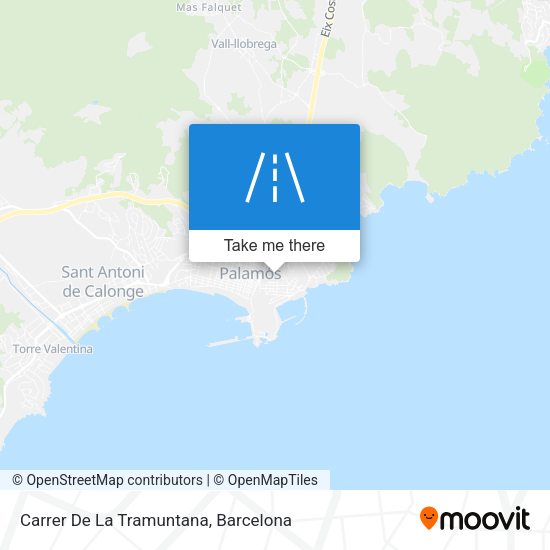Carrer De La Tramuntana map