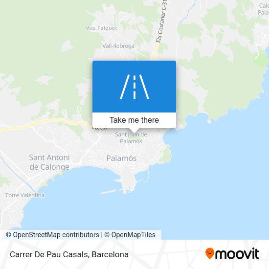 Carrer De Pau Casals map