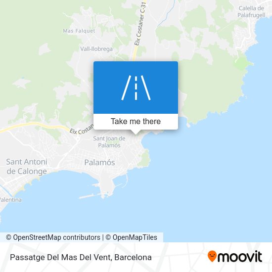 Passatge Del Mas Del Vent map