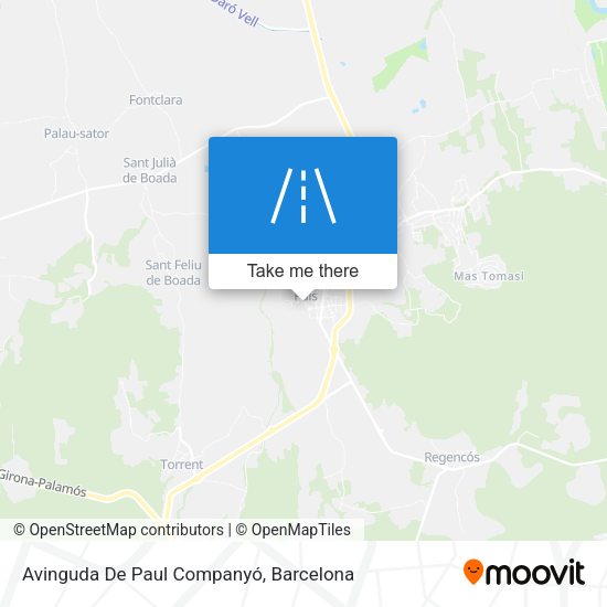 Avinguda De Paul Companyó map