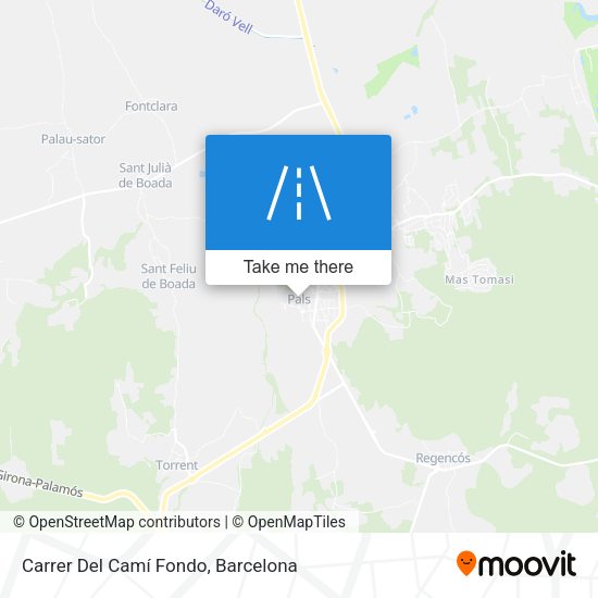 Carrer Del Camí Fondo map