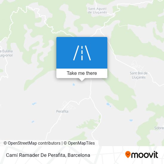 Camí Ramader De Perafita map