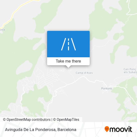 Avinguda De La Ponderosa map