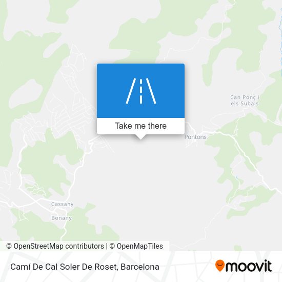 Camí De Cal Soler De Roset map