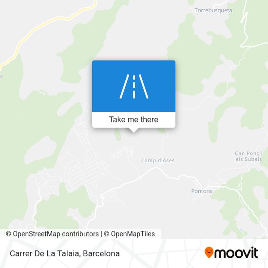 Carrer De La Talaia map