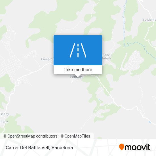 Carrer Del Batlle Vell map