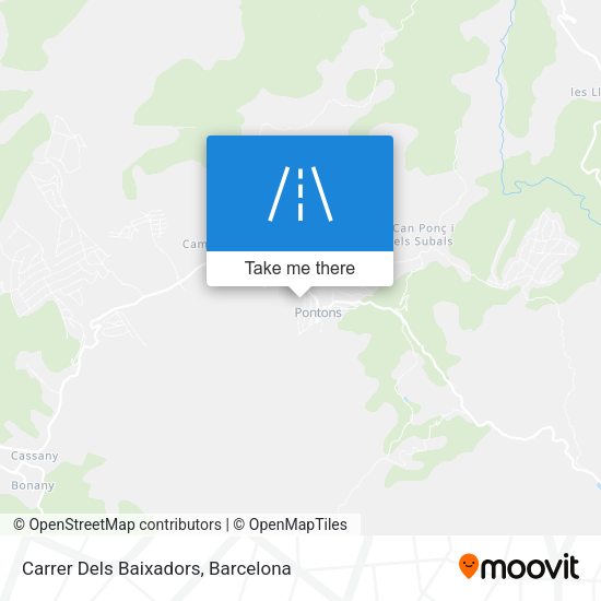Carrer Dels Baixadors map