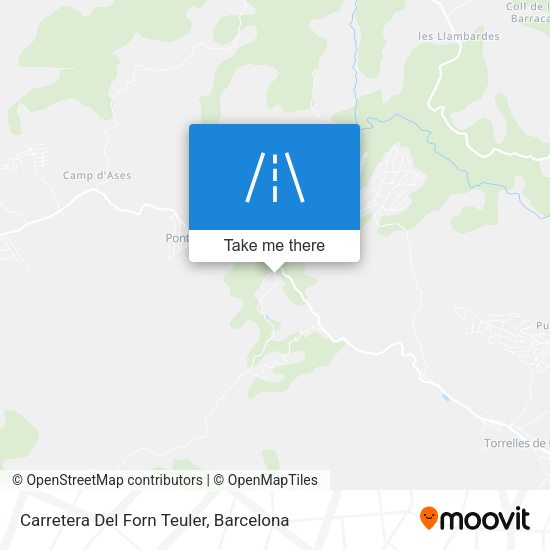 Carretera Del Forn Teuler map
