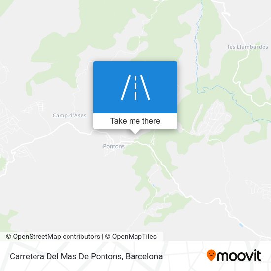 Carretera Del Mas De Pontons map