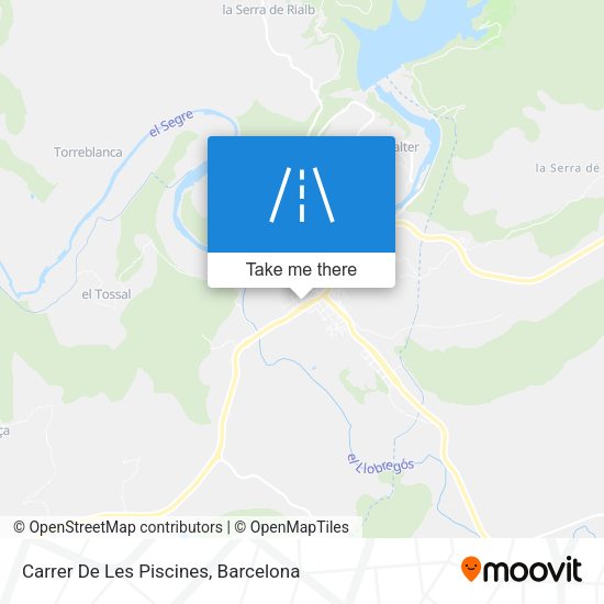 Carrer De Les Piscines map