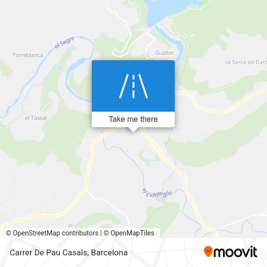 Carrer De Pau Casals map