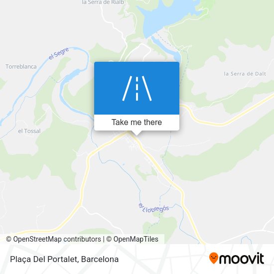 Plaça Del Portalet map