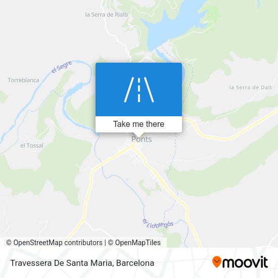 Travessera De Santa Maria map