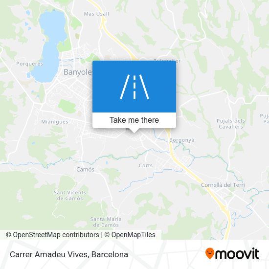 Carrer Amadeu Vives map